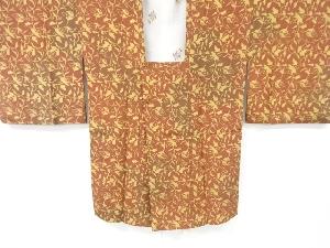 リサイクル　花唐草模様暈し道行コート